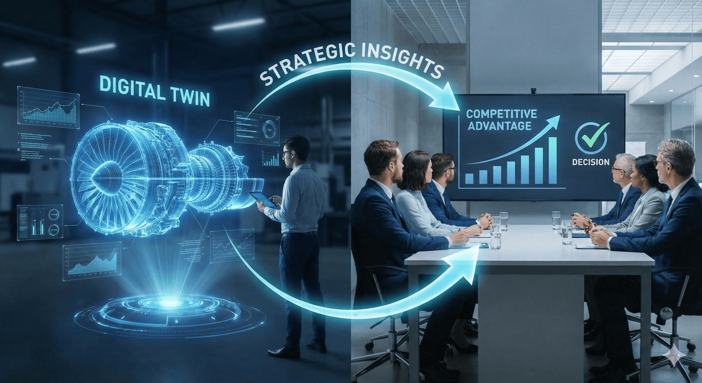 Digital Twins can be designed to provide strategic insight, collaboration and financial outcomes